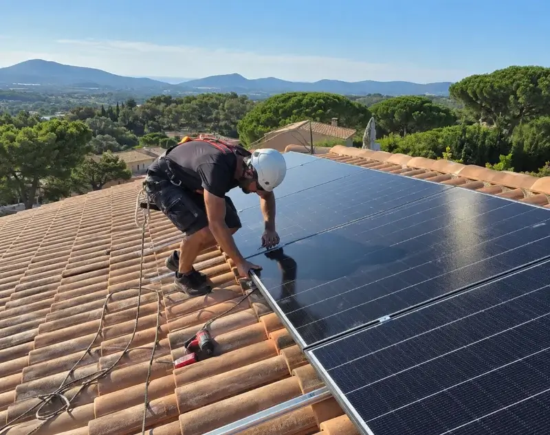 Installateur panneaux solaires Jonquerettes — pose photovoltaïque sur toiture