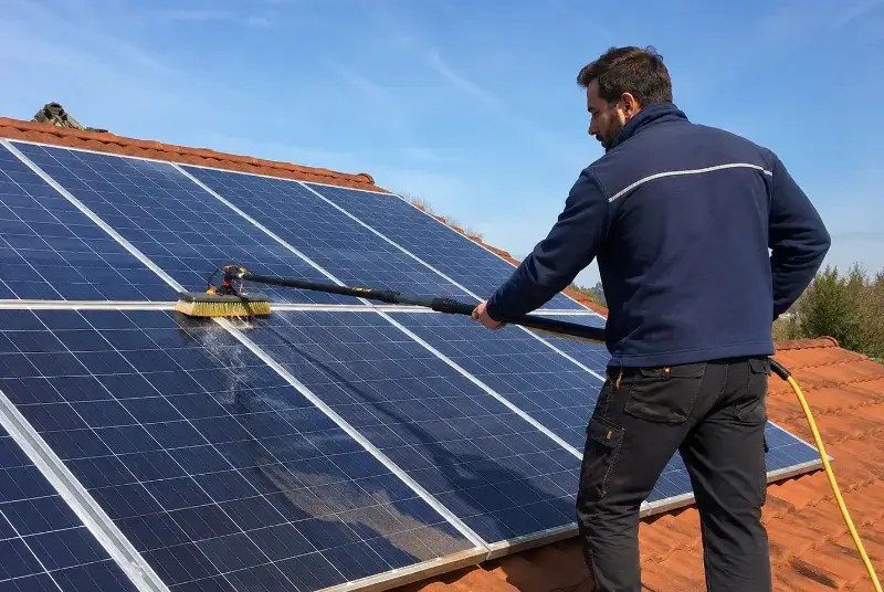 Nettoyage et entretien de panneaux solaires à Jonquerettes